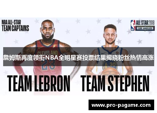 詹姆斯再度领衔NBA全明星赛投票结果揭晓粉丝热情高涨 詹姆斯再度领衔NBA全明星赛投票结果揭晓粉丝热情高涨