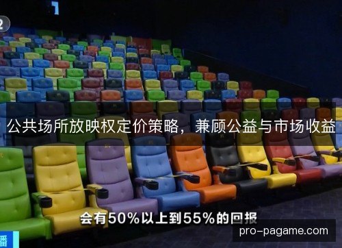 公共场所放映权定价策略，兼顾公益与市场收益